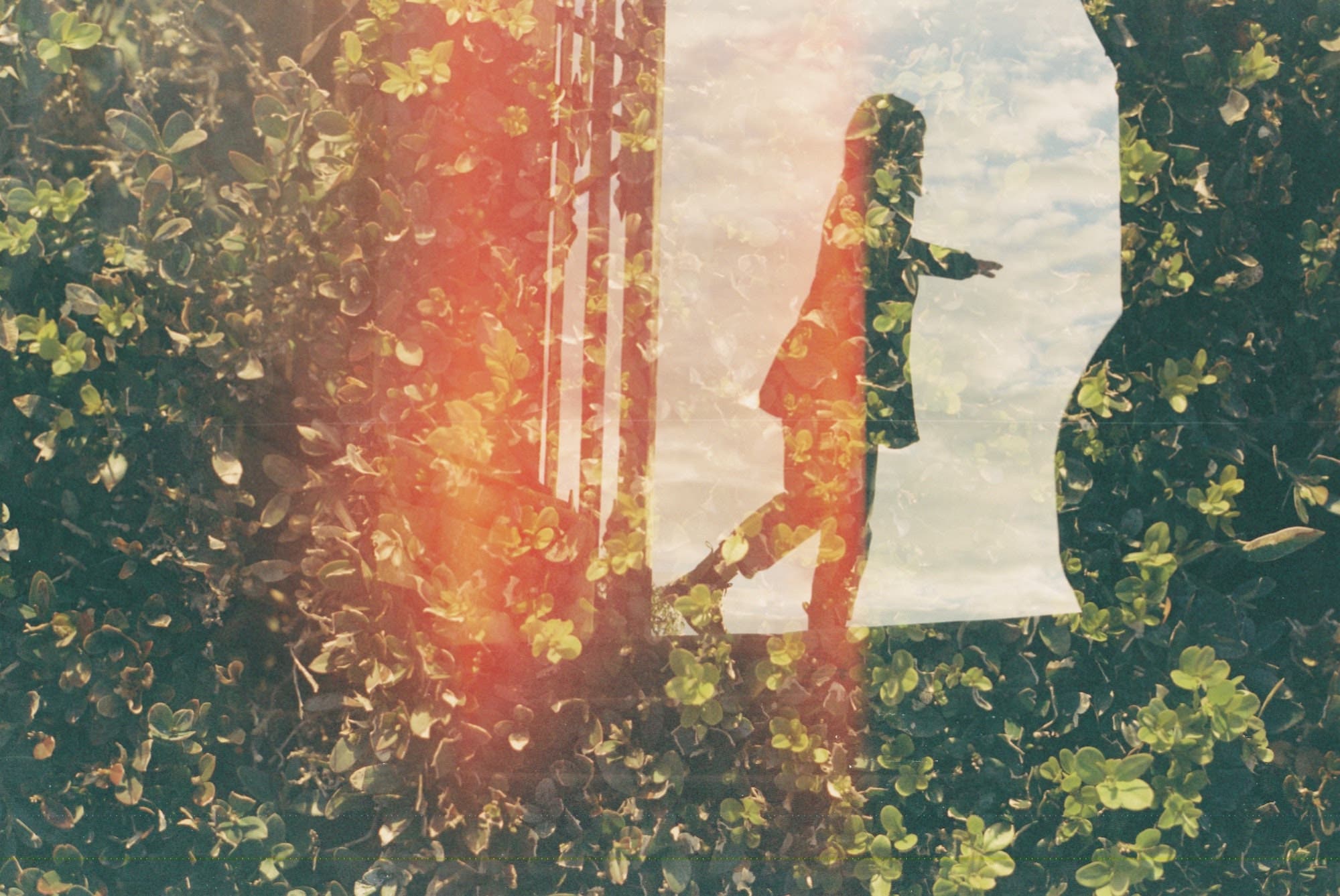 double exposure creative portrait photography idea
