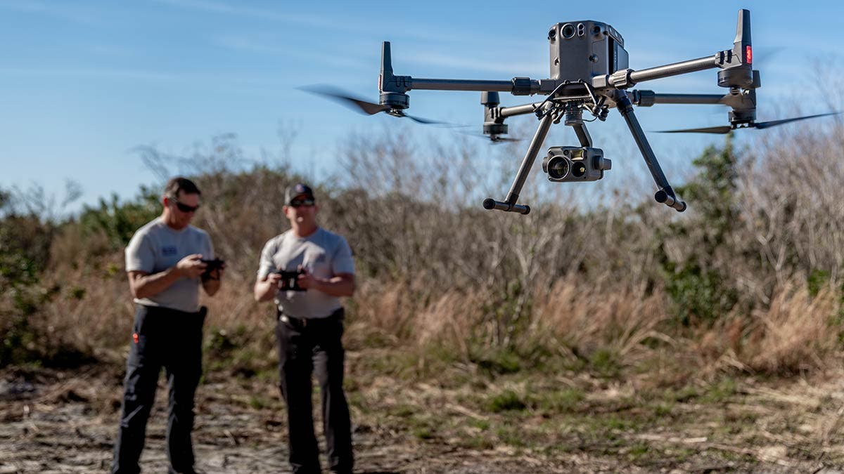 DJI matrice 300 rtk flown by public safety officers