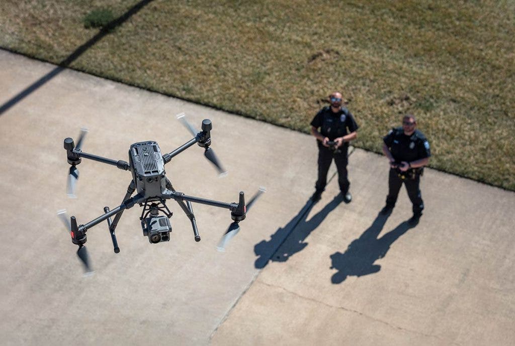 DJI matrice 300 rtk flown by public safety officers