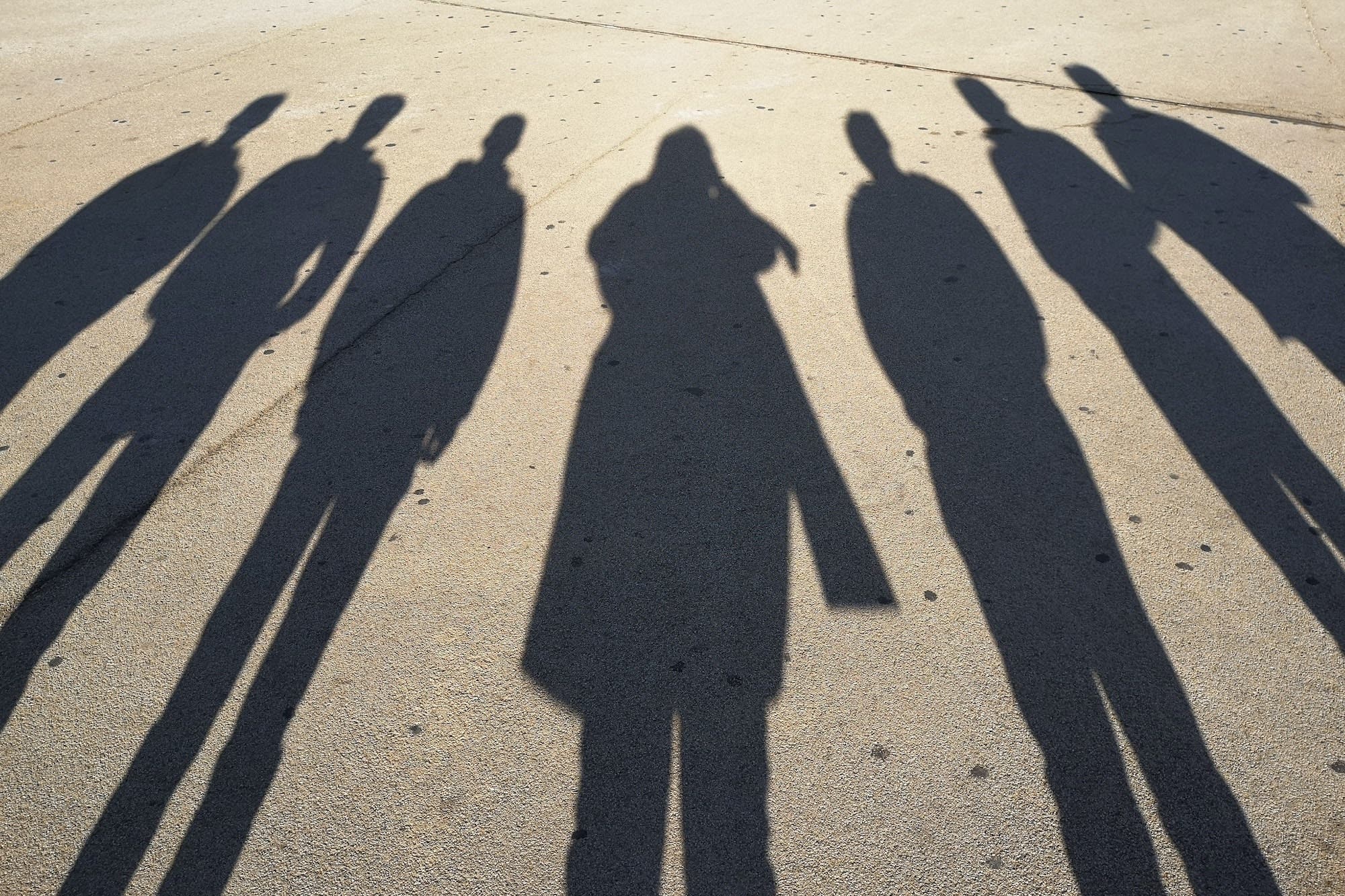 figures as shadows