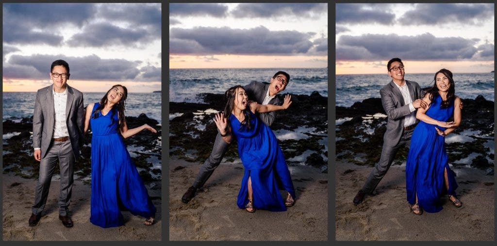 silly poses to show how to smile for pictures