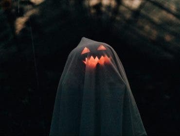 Halloween photography ghost feature