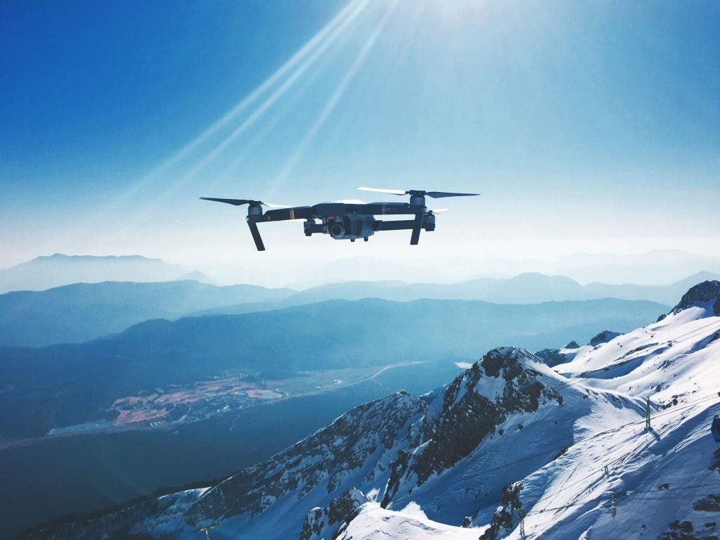 DJI Drone showcasing long-range capabilities