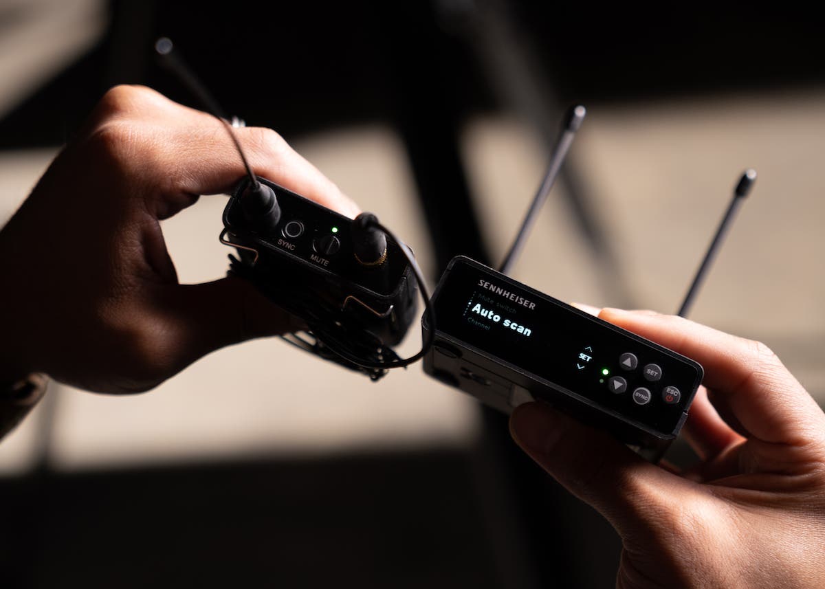sennheiser wireless mic set