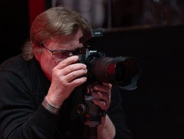 Photo taken by Fahad Jafarullah of Adorama. Joe McNally shooting with the Nikon Z 8 Camera