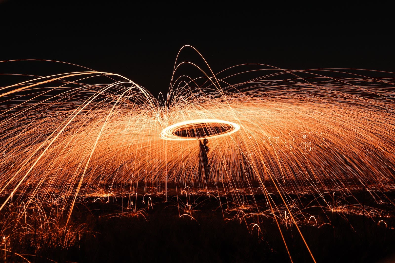 spin the steel wool