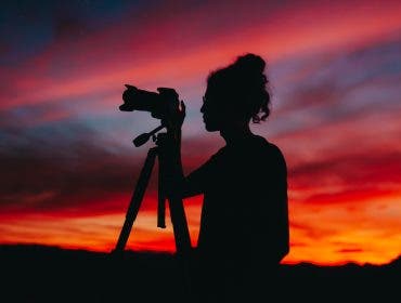 camera on tripod
