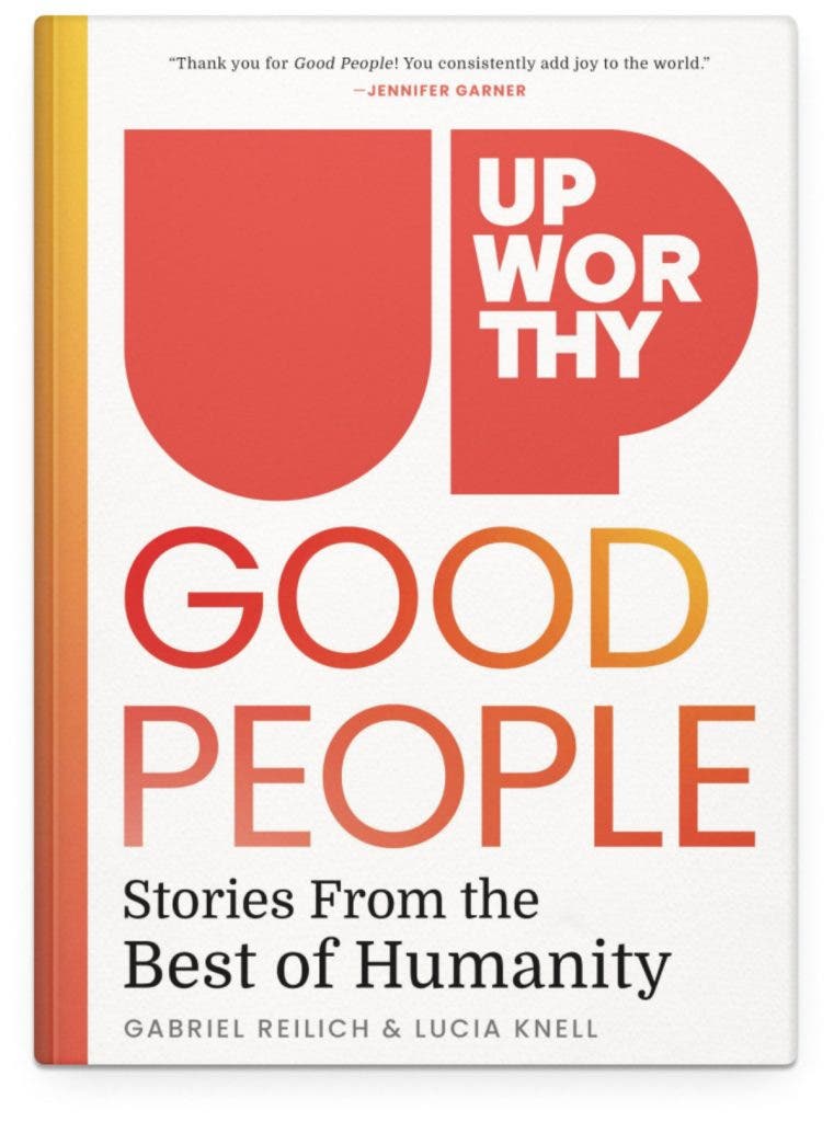 Book cover for Good People Stories from the best of humanity. The authors show us how to share positive stories