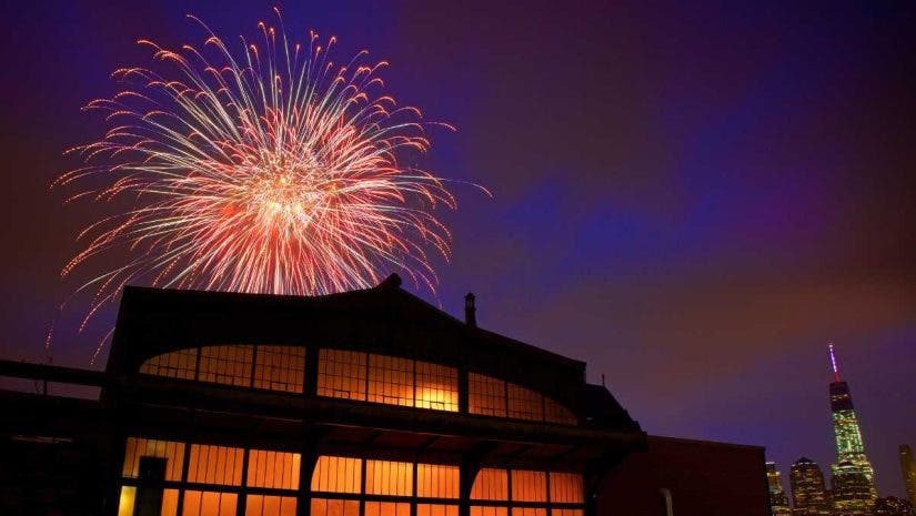 Fireworks at Liberty State Park in New Jersey. Photo by David Bergman.