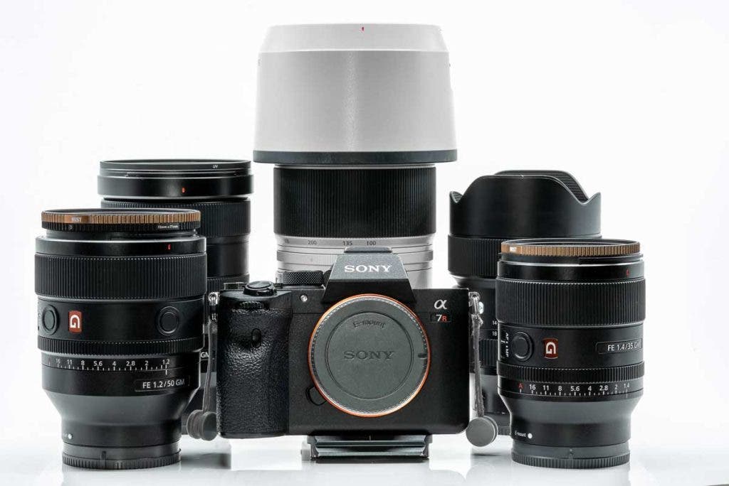 Sony Camera and lenses described in article