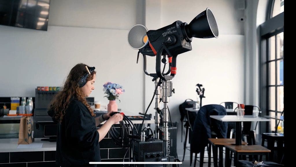 Behind the scenes of a food videography shoot