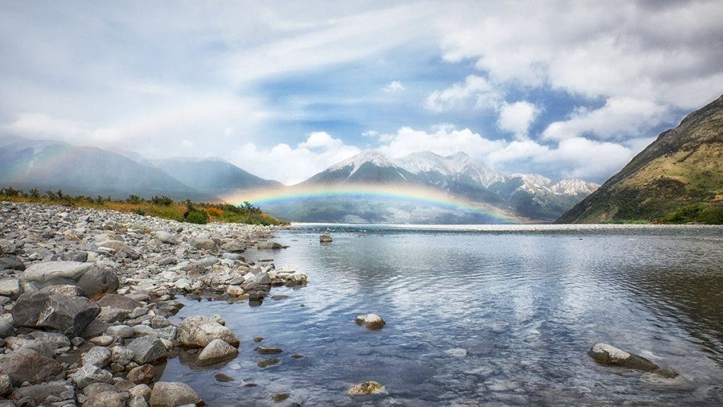 Summer hiking can help you find amazing shots like this Rainbow
