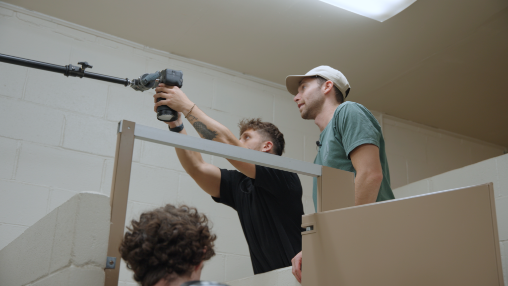 A Sony FX3 being used on set