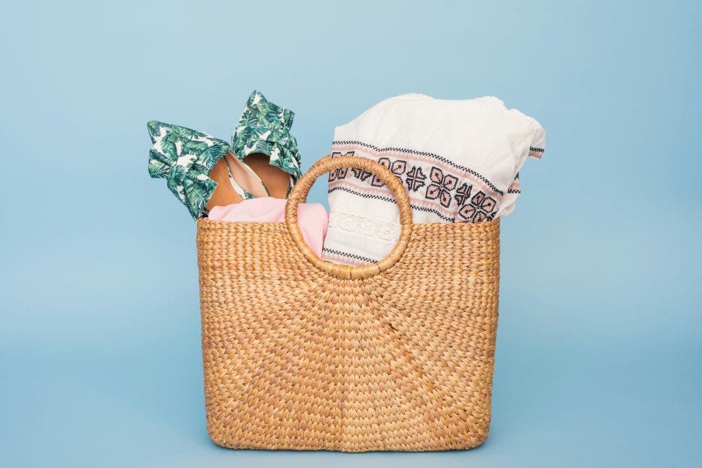 Packing bag for summer girls trip