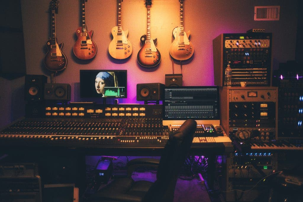 Studio where people discover what is mastering in music production