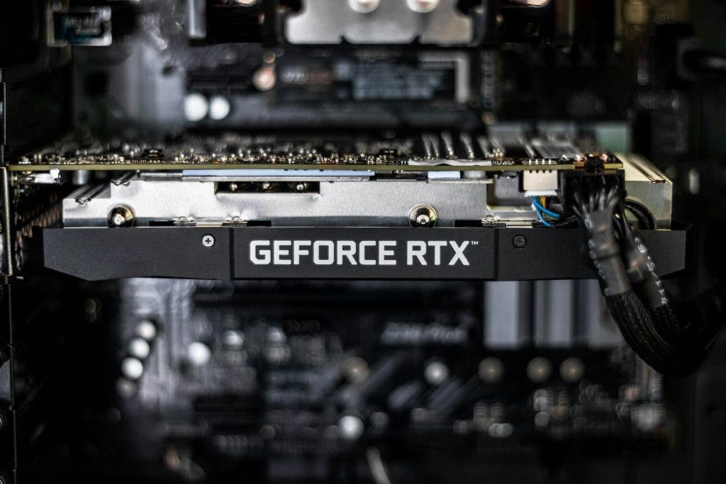 Picture of graphics card GeForce RTX