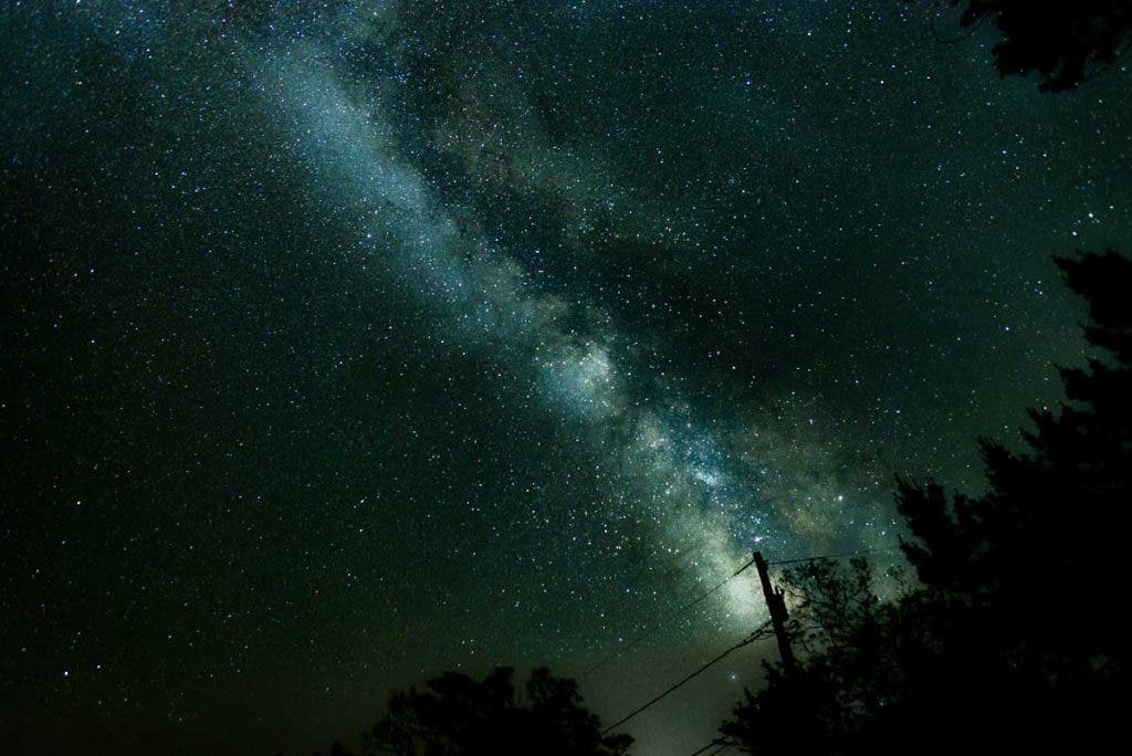 beautiful photo of the night sky