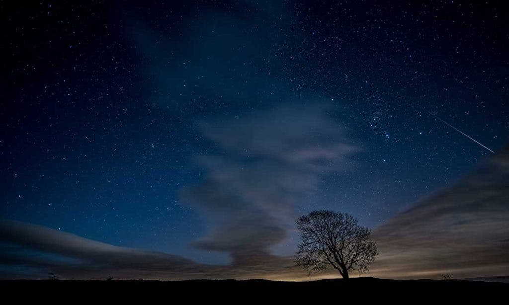 beautiful photo of the night sky