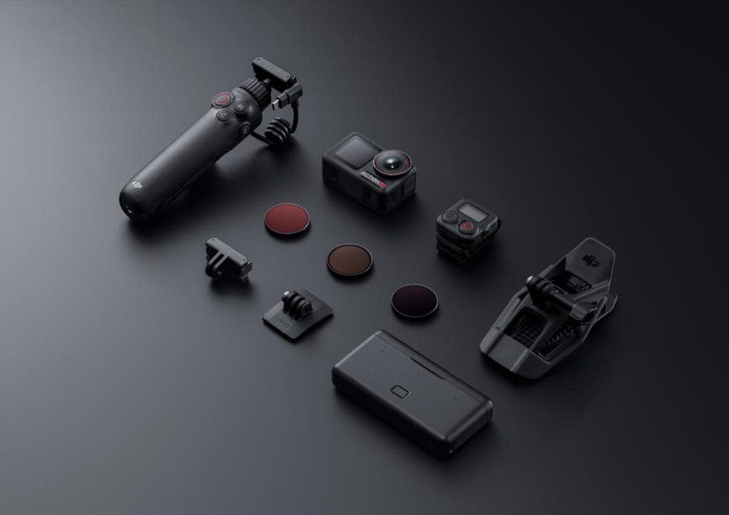 Osmo Action 5 Pro with accessories