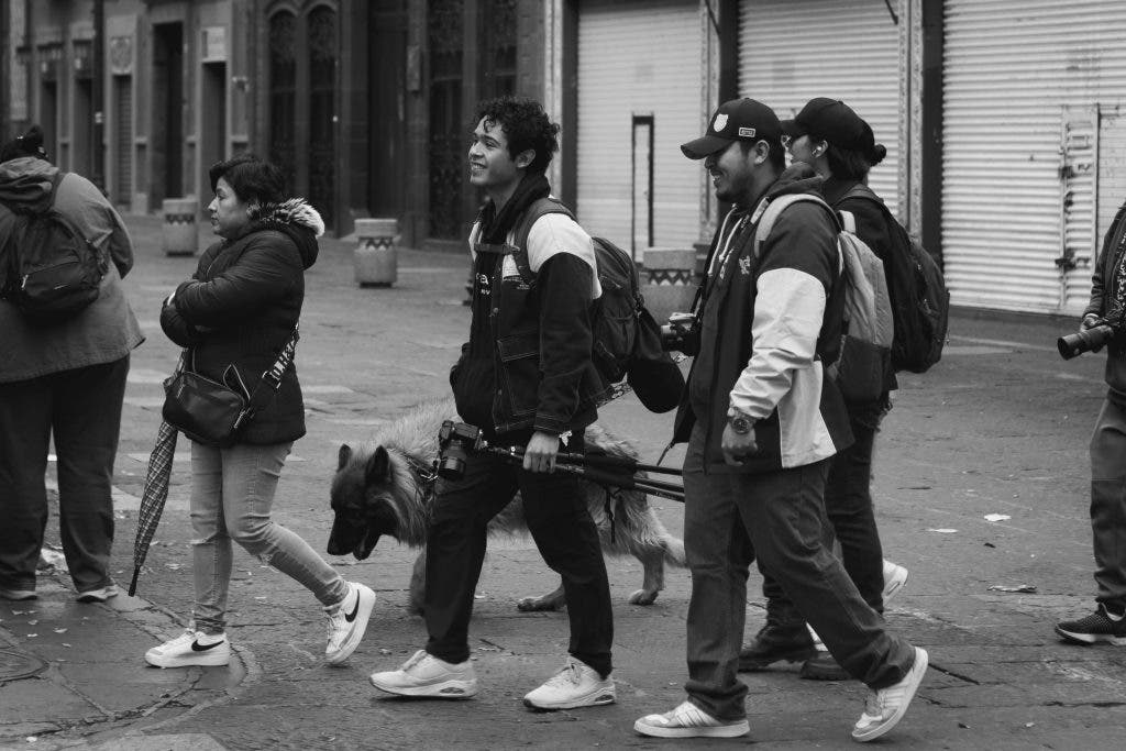 a team of street photographers