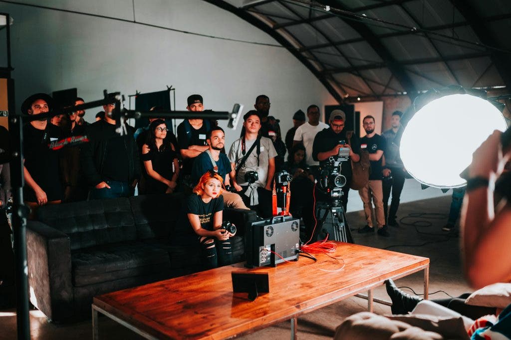 photographers collaborating in a workshop