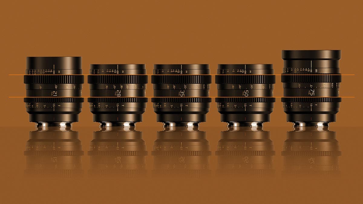 THYPOCH Simera-C 21mm, 28mm, 35mm, 50mm and 75mm T1.5 Prime Cine 5-Lens Kit
