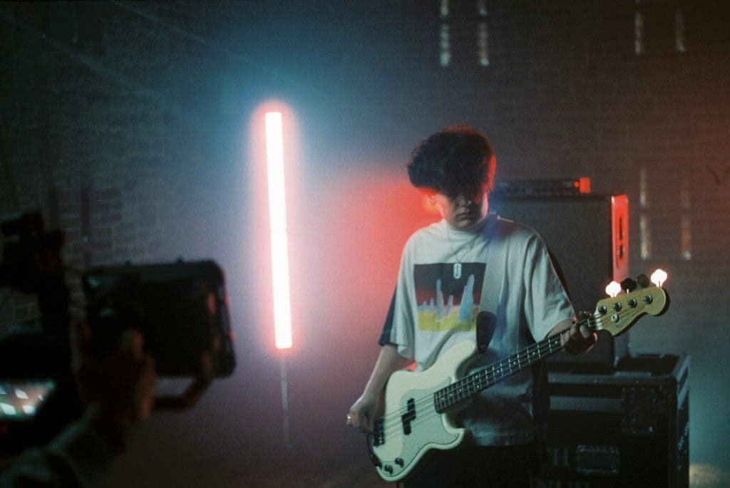 video lights used in music video