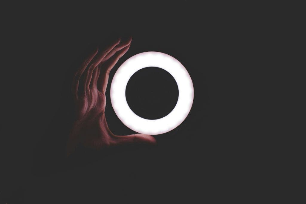 handheld ring video light