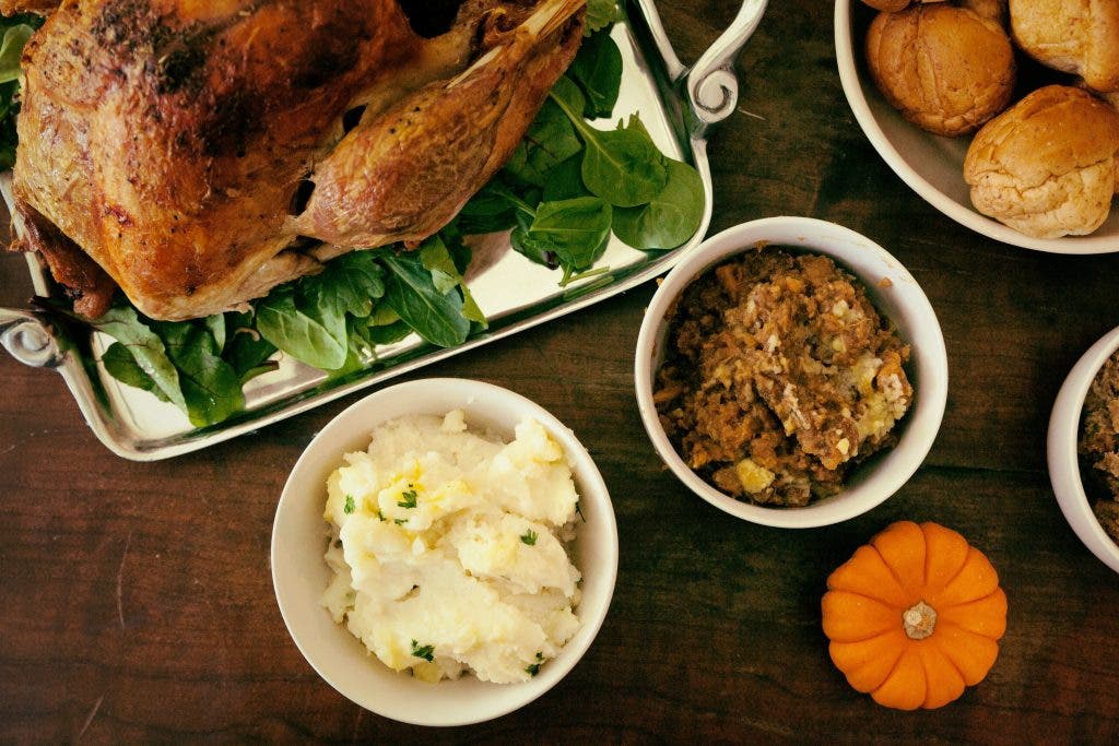 a photo of thanksgiving food