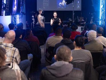 Lindsay Alder teaches at the Adorama Event Space
