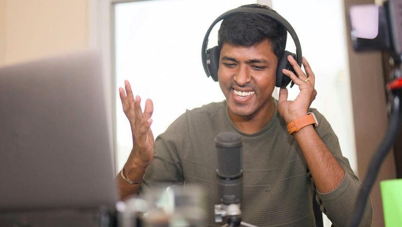 Microphone and other gifts for a talkative brother