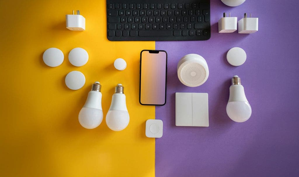 someone organizing their workspace