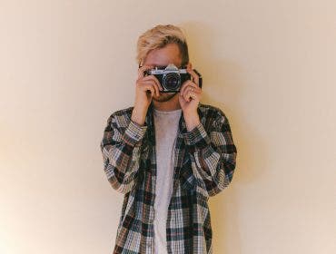 A person using the best camera for him