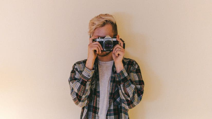 A person using the best camera for him