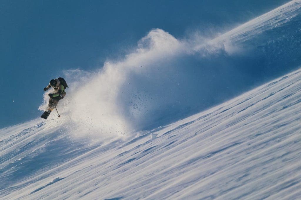 Photo by Adam Klingeteg. Image if snowboarder jumping shot with  Sigma 300-600mm f/4 DG OS