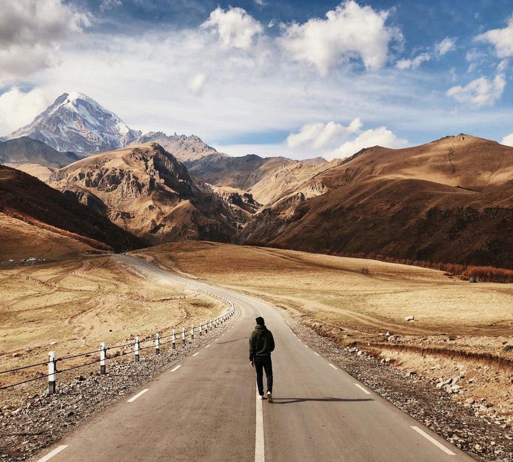 An example of how lenses in cinematography influence the shot wide open landscape