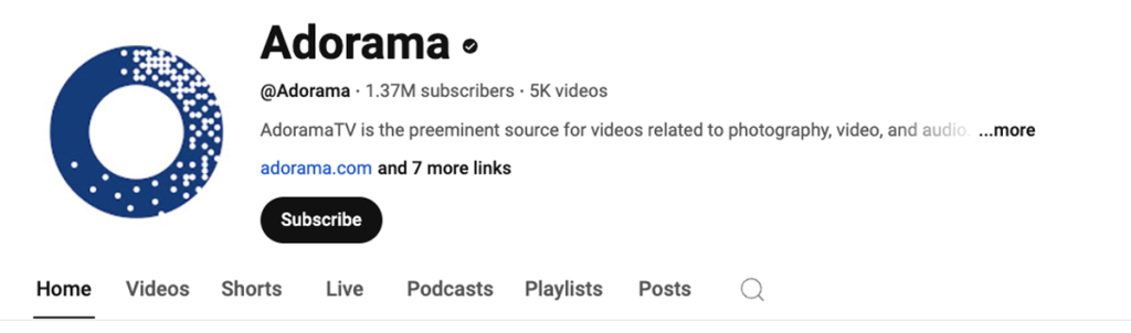 Setting up YouTube Logo