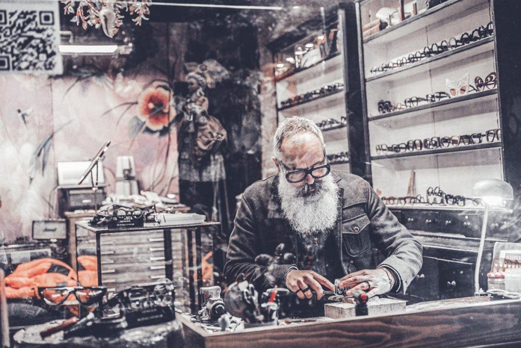 an artisan from Venice, Italy.