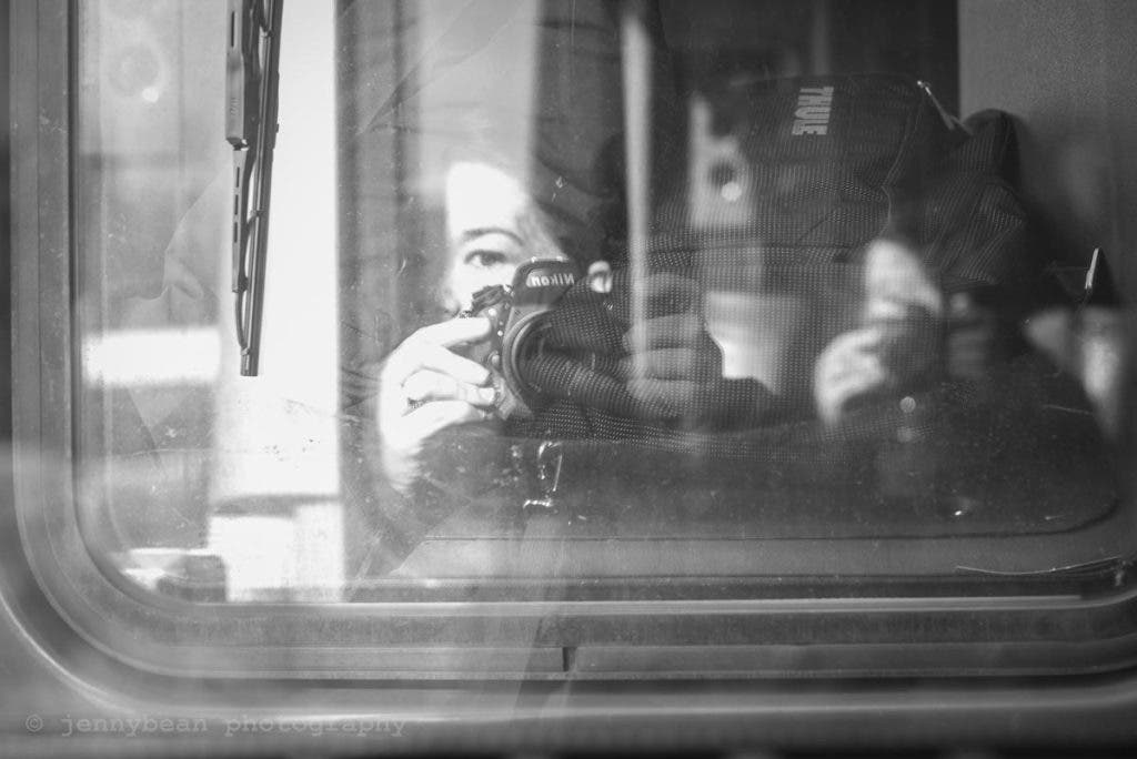 Jen Mullowney Reflects on Her Women's March photos self portrait