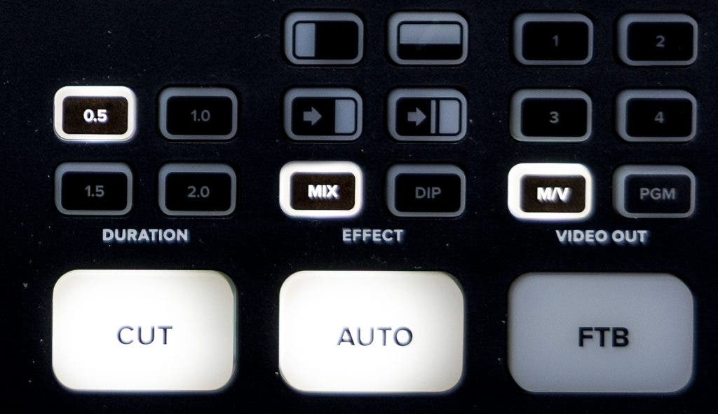 Duration FX keys on ATEM Mini pro