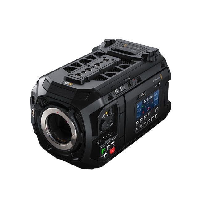 a photo of a Blackmagic Design URSA cinema camera body