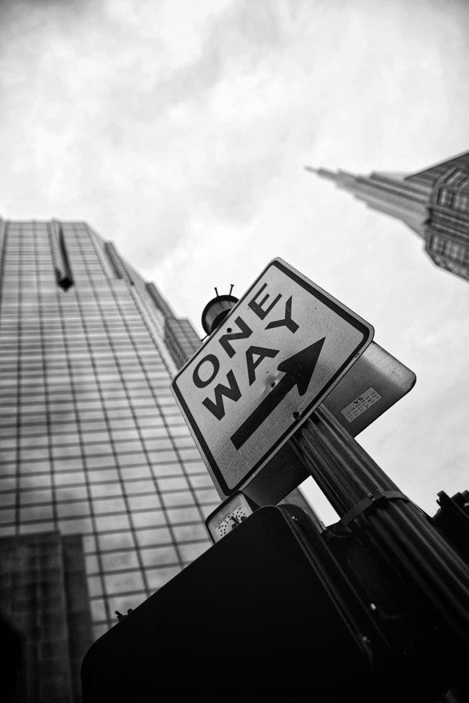 I angled up on purpose—sometimes the only way to make sense of your path is to look up.