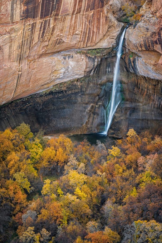Lower Calf Creek Falls offers fantastic shooting opportunities for photographers willing to hike.