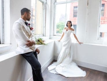 Image of a couple from the Adorama Wedding Workshop 2025