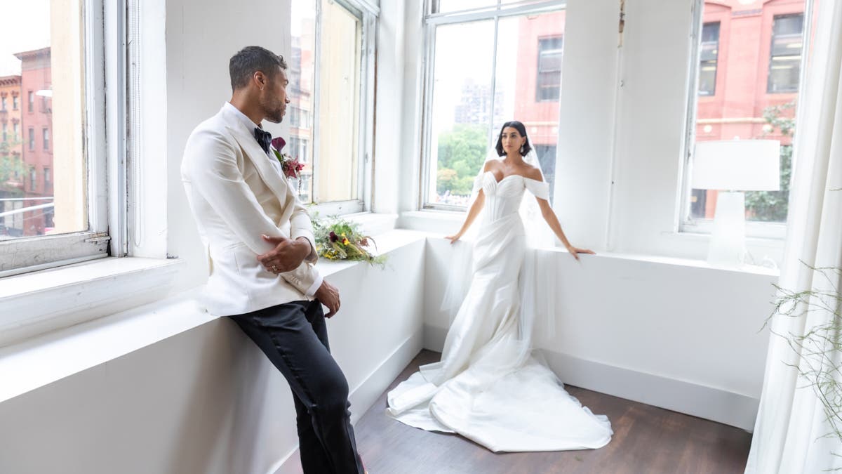 Image of a couple from the Adorama Wedding Workshop 2025