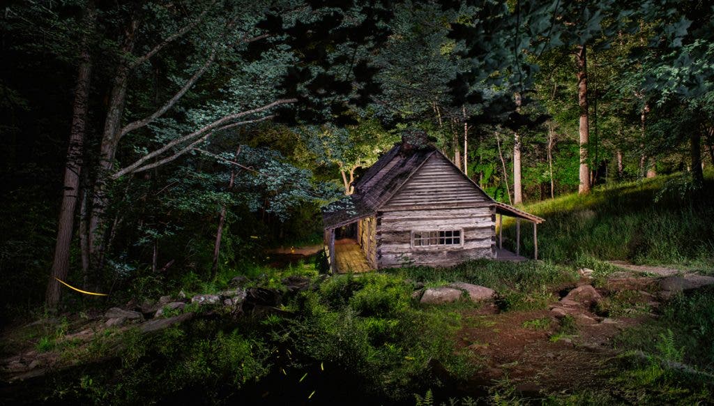 Image taken during Matt Stock's residency at the Great Smoky Mountains National Park. - Matt Stock, Ogle Cabin, 2025