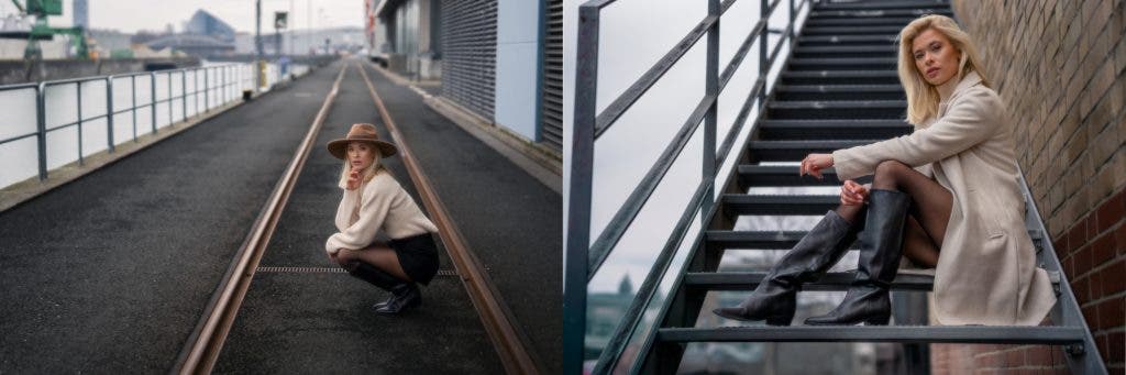side by side