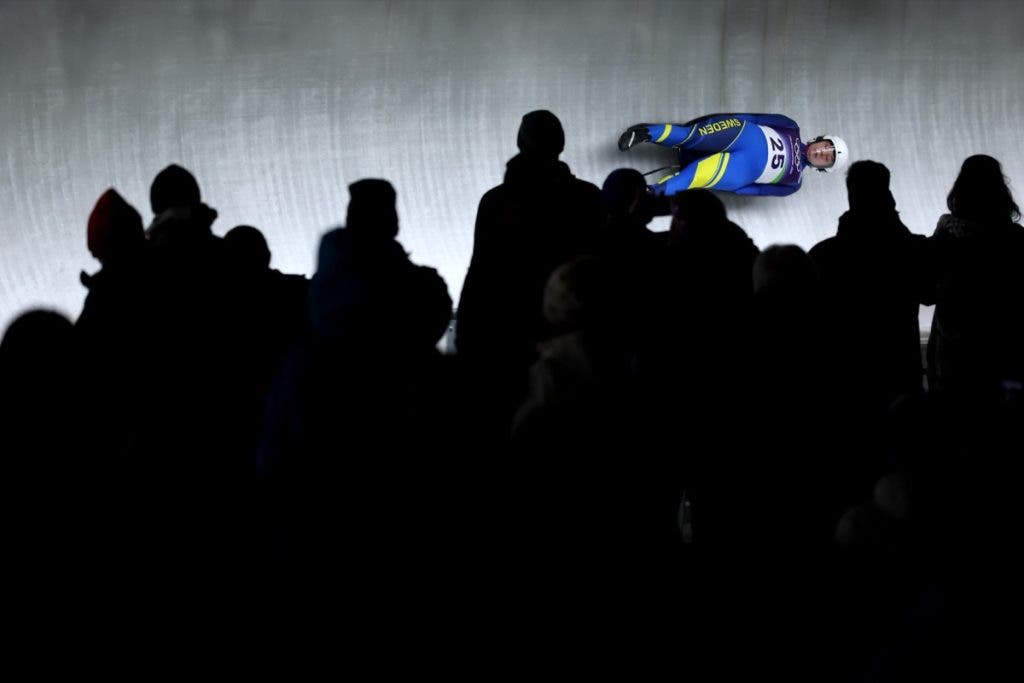 CORTINA D'AMPEZZO, ITALY - FEBRUARY 09: Tove Kohala of Team Sweden competes in the Women's Singles Run 2 on day three of the Milano Cortina 2026 Winter Olympic games at Cortina Sliding Centre on February 09, 2026 in Cortina d'Ampezzo, Italy. (Photo by Richard Heathcote/Getty Images)