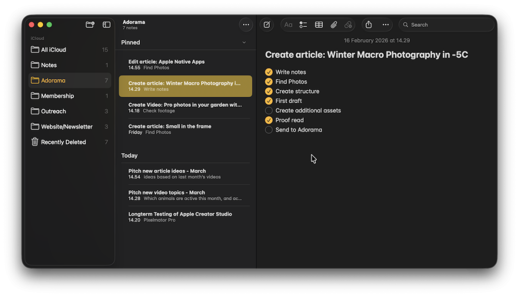 Notes App