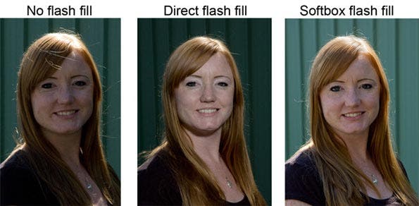 softbox portrait lighting comparison